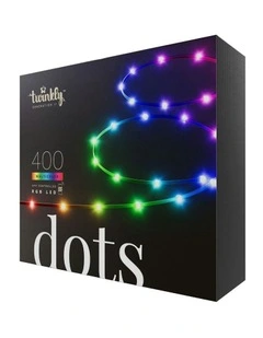 400 LED Dots String Light AU Plug Black Wire RGB