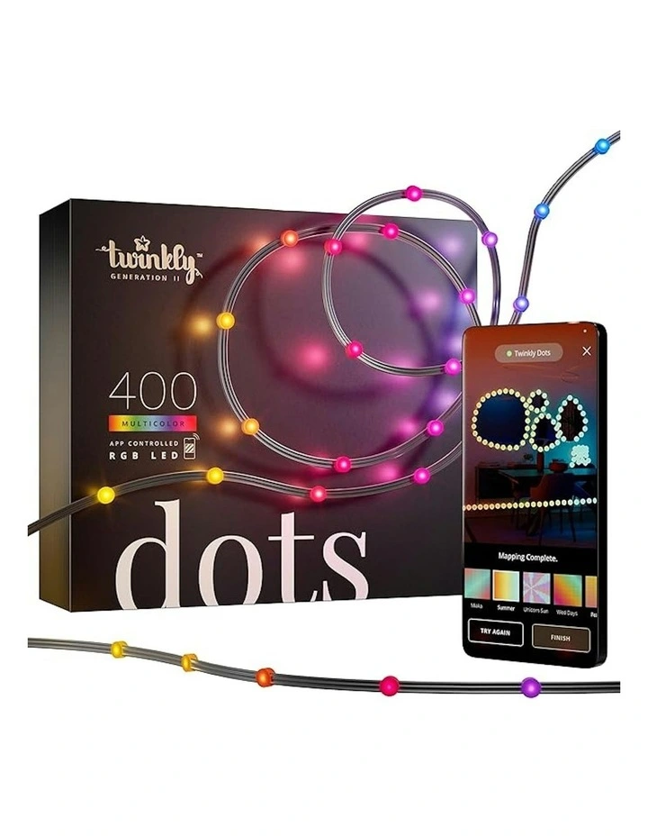 400 LED Dots String Light AU Plug Black Wire RGB image 5