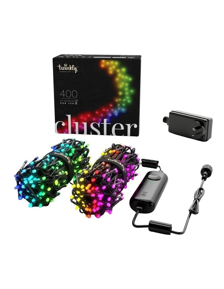LED Cluster Light Generation II AU Plug Wire in Black image 2