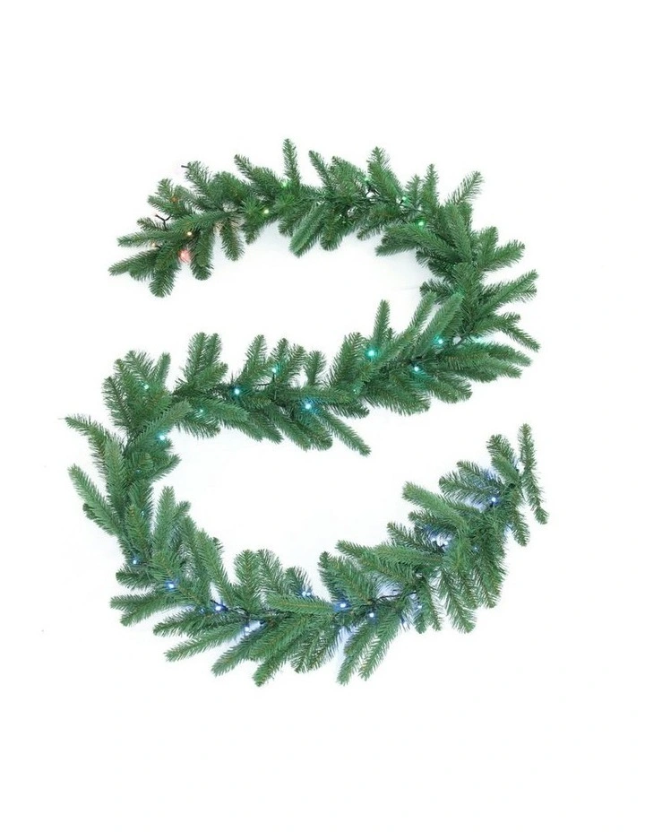 Pre Lit Garland 50 String Generation II LED Light in Multi image 1