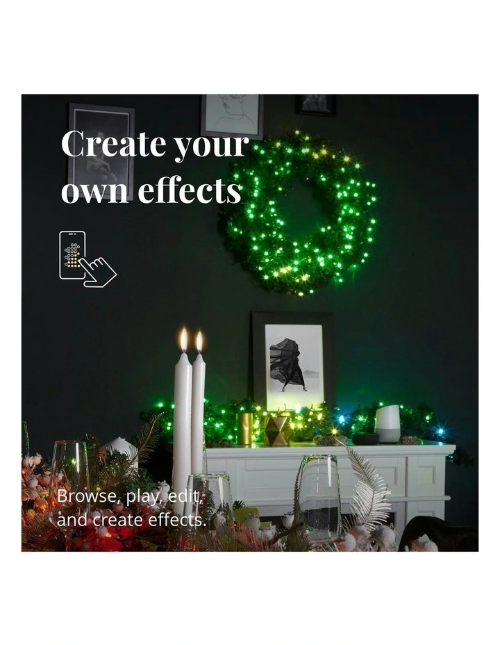Pre Lit Garland 50 String Generation II LED Light in Multi image 5