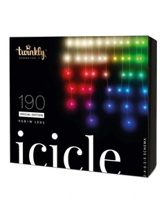LED RGB+W Icicle Light Generation IIAU 190 Plug Wire