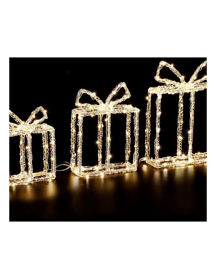 Acrylic Flat Giftbox Set Of 3 in Yellow image 3
