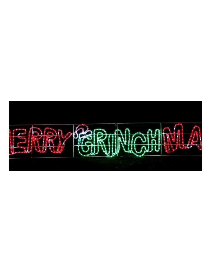 Merry Grinchmas Rope Light Silhouette 2m image 2