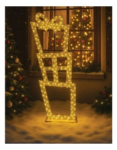 2D Mesh Stacked Presents With Twinkle LED 2m