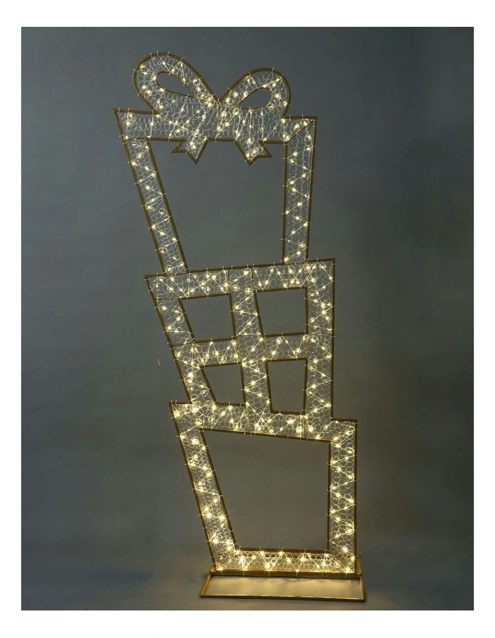 2D Mesh Stacked Presents With Twinkle LED 2m image 2