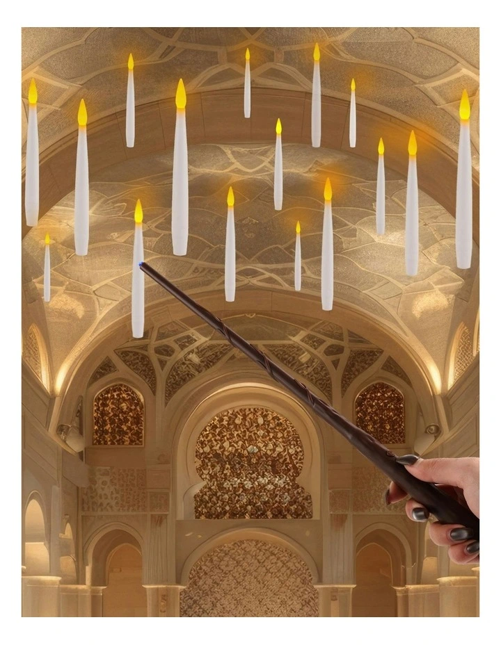 Floating Candles with Magic Wand-Set of 20 Pieces image 2