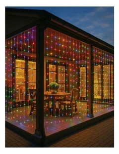 160 RGB Colour Changing Curtain Light