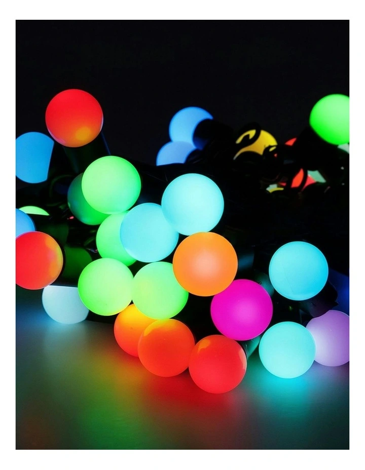 200 RGB Connectable Colour Changing Cherry Ball Light image 1