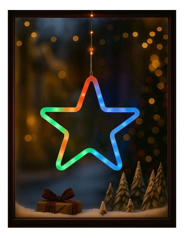 RGB Star window display - Battery Operate 27cm image 2