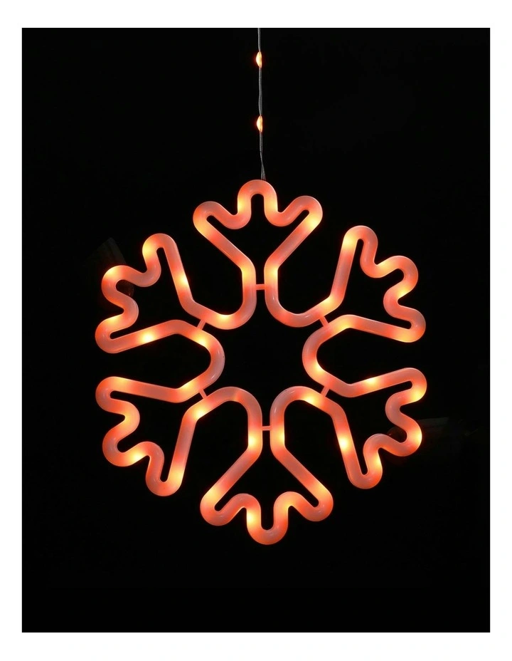 RGB Snowflake window display - Battery Operate 27cm image 5