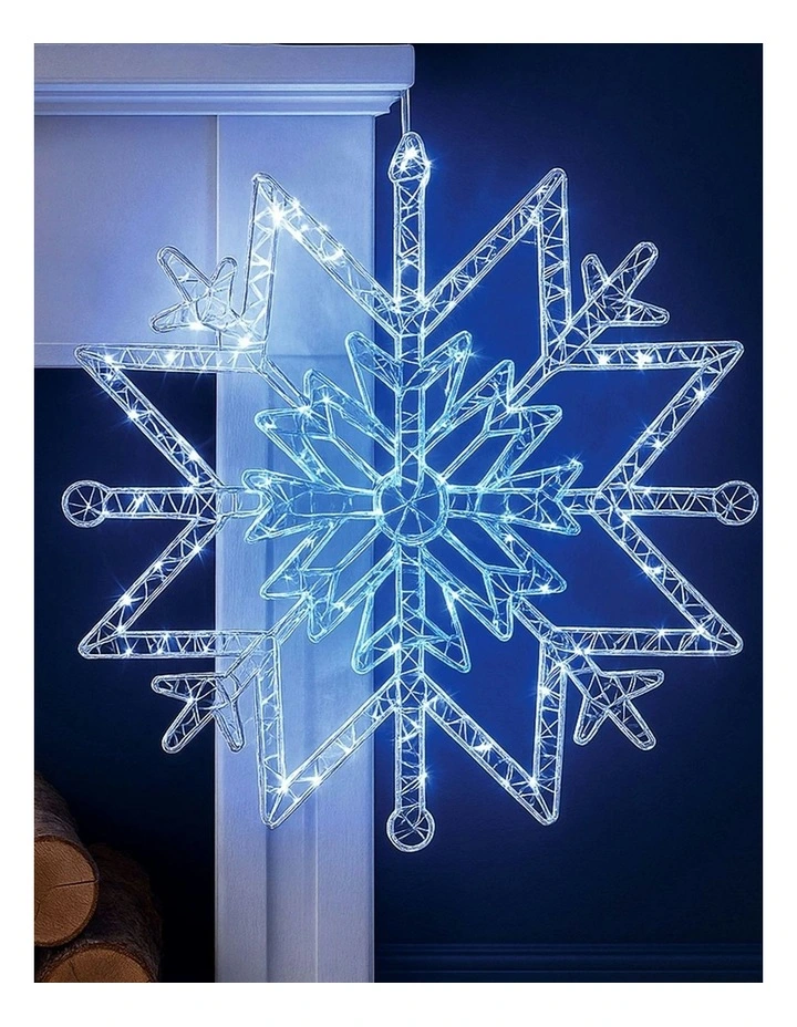 Outdoor Micr-LED Christmas Snowflake Silhouette image 2