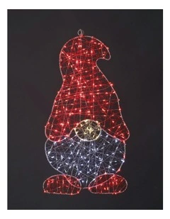 Outdoor Micr-LED Christmas Gonk Silhouette
