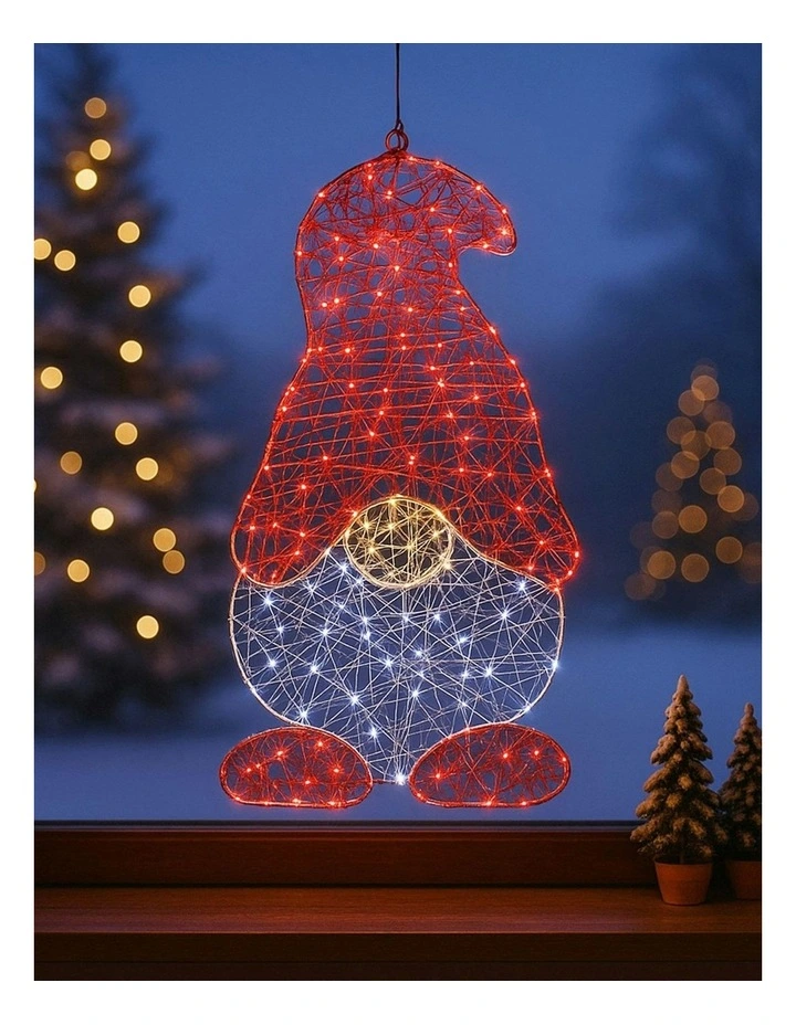 Outdoor Micr-LED Christmas Gonk Silhouette image 3