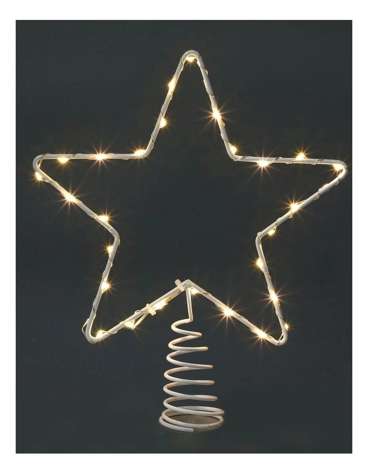 Lit Star Tree Top - Battery Operate image 2