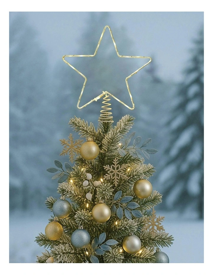 Lit Star Tree Top - Battery Operate image 3
