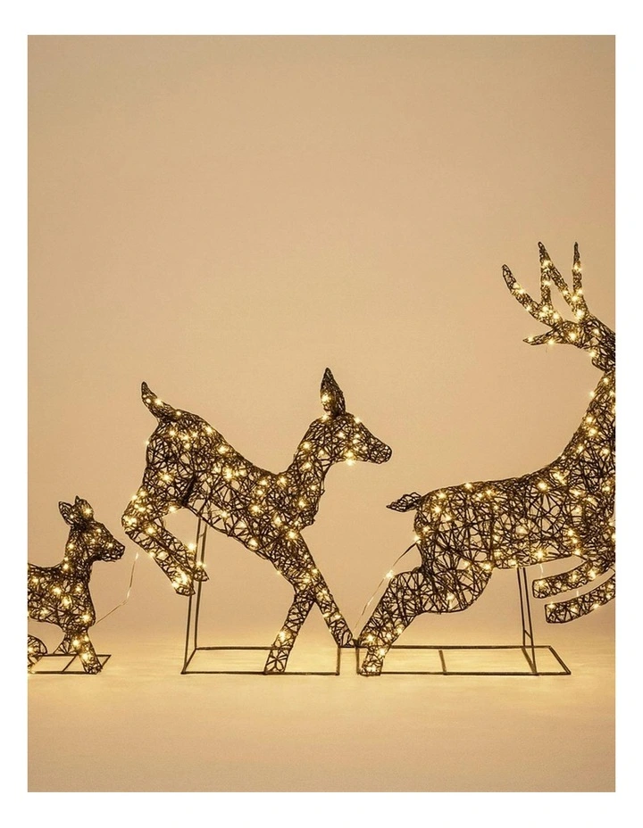 LED Reindeer Family Trio image 2