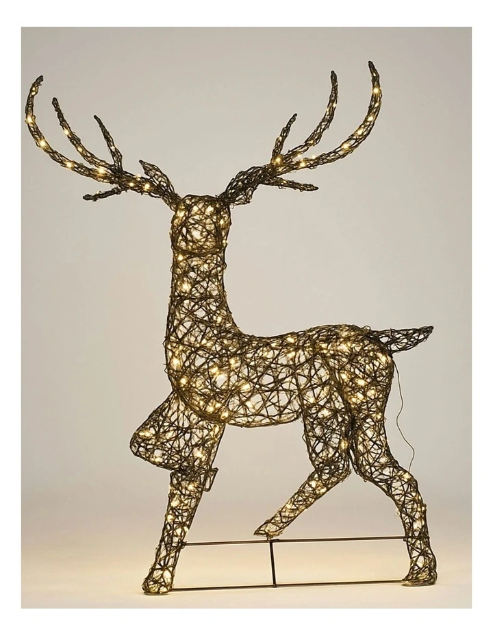 LED Classic Standing Reindeer in Yellow image 2