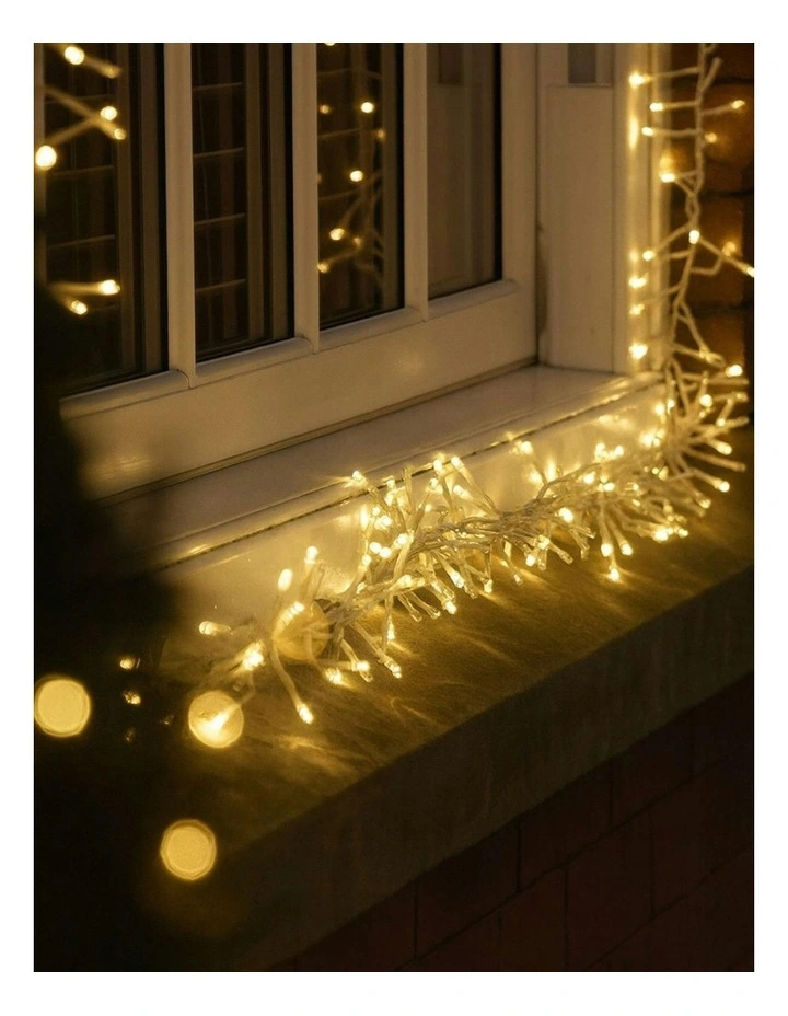 Crazy Twinkle Cluster Light 10M in Yellow image 1