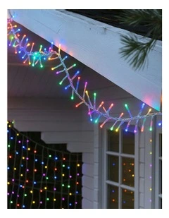 2000 LED Connectable Cluster String Light in Multicolour
