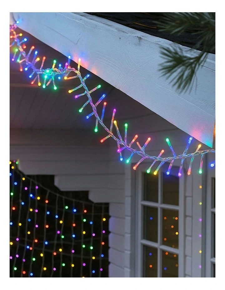 2000 LED Connectable Cluster String Light in Multicolour image 1