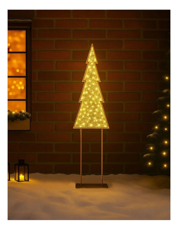 Large Size LED Mesh Christmas Tree With Twinkle 2D in Warm White image 1