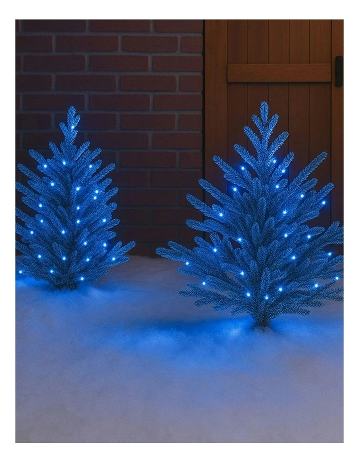 LED Connectable Coloured Cable String Light 300 in Blue image 2
