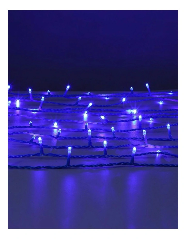 LED Connectable Coloured Cable String Light 300 in Blue image 3