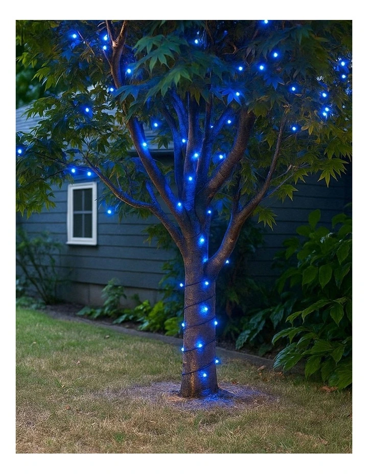 LED Connectable Coloured Cable String Light 300 in Blue image 4