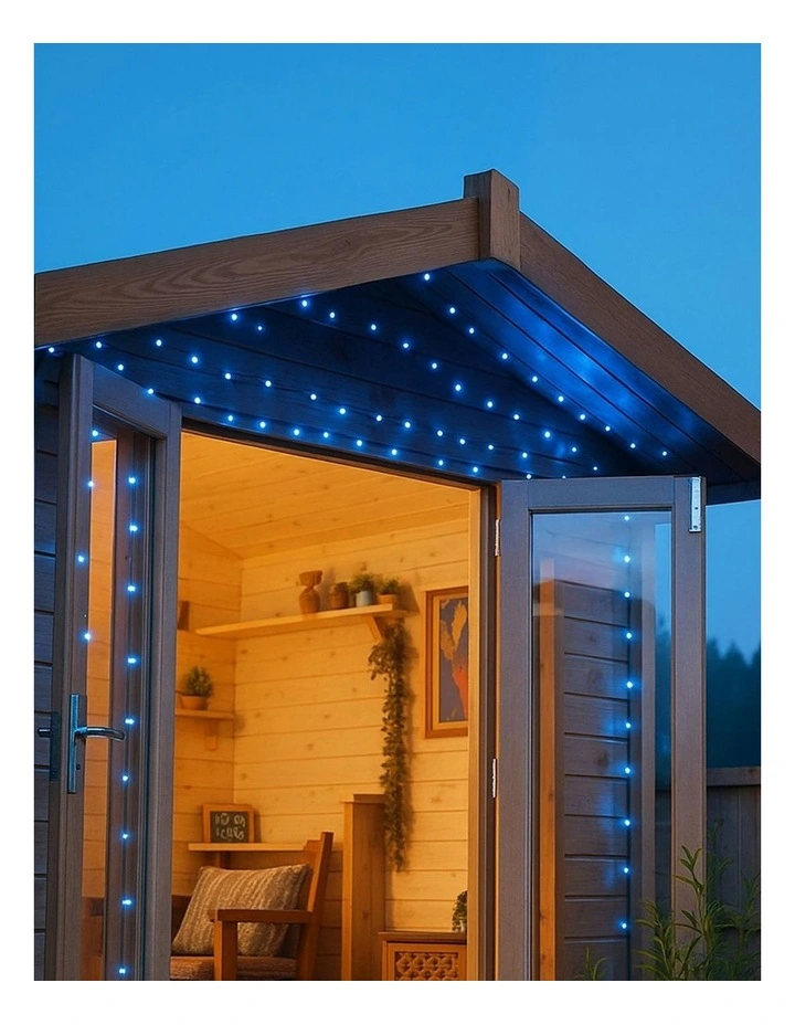 LED Connectable Coloured Cable String Light 300 in Blue image 5
