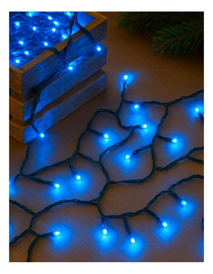 LED Connectable Coloured Cable String Light 300 in Blue image 7