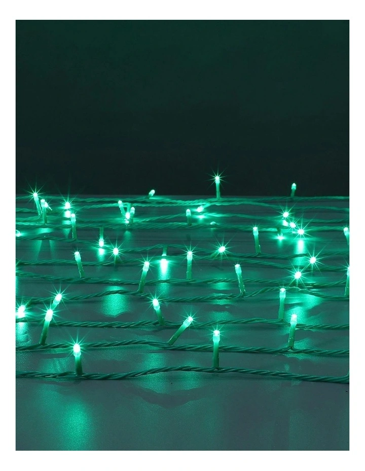 300LED Connectable Coloured Cable String Light in Green image 3