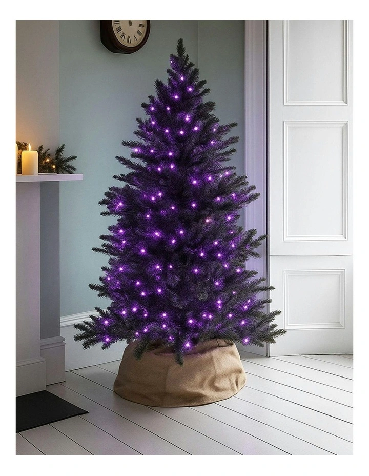 300LED Connectable Coloured Cable String Light in Purple image 1