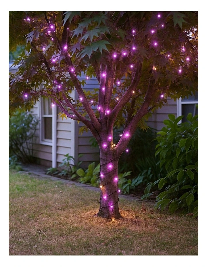 300LED Connectable Coloured Cable String Light in Purple image 4