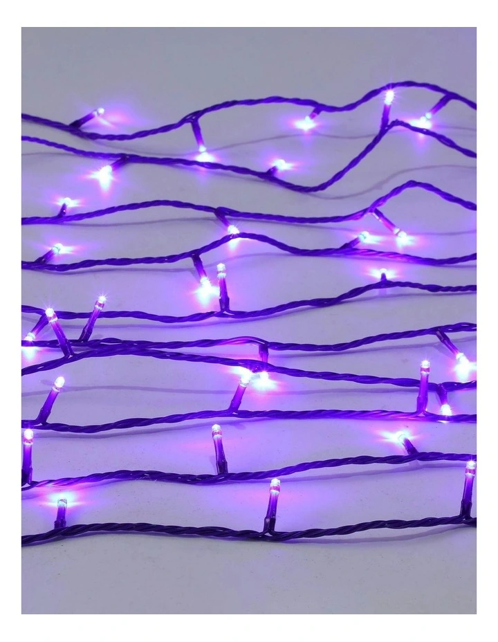 300LED Connectable Coloured Cable String Light in Purple image 6
