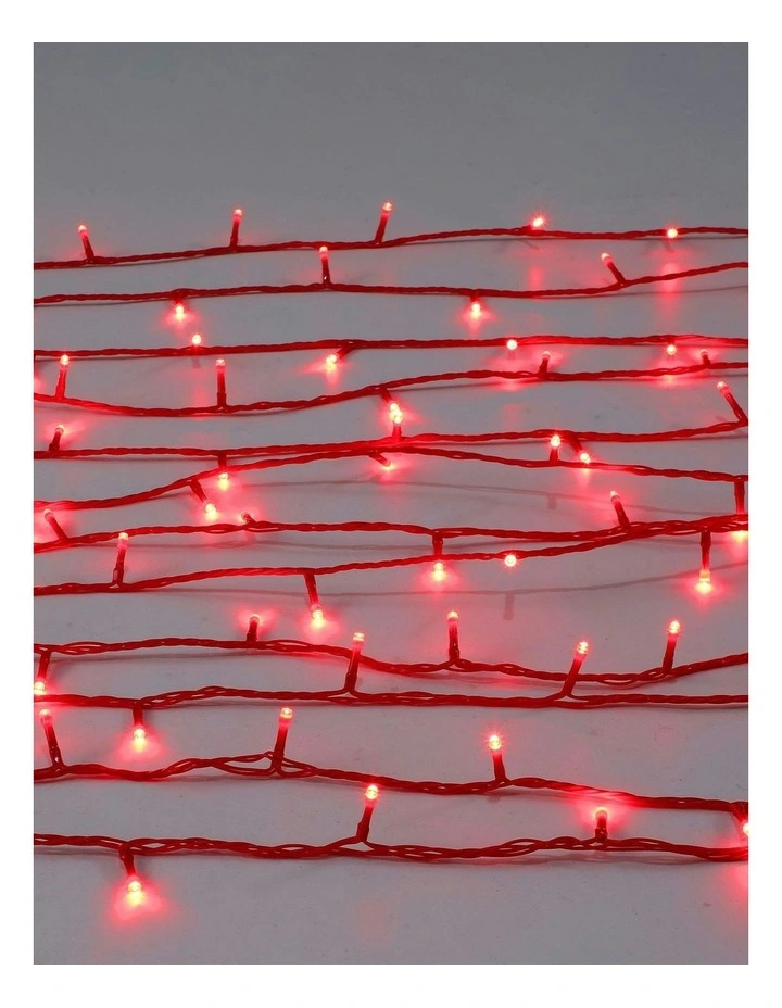 300LED Connectable Coloured Cable String Light in Red image 6