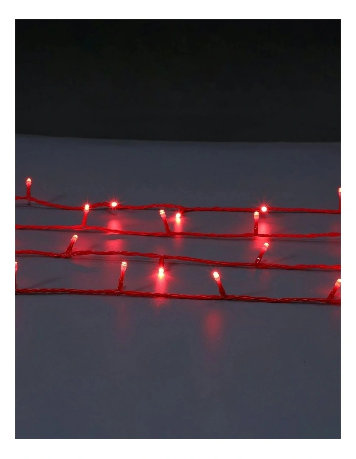 300LED Connectable Coloured Cable String Light in Red image 7