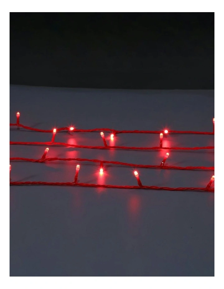 300LED Connectable Coloured Cable String Light in Red image 7