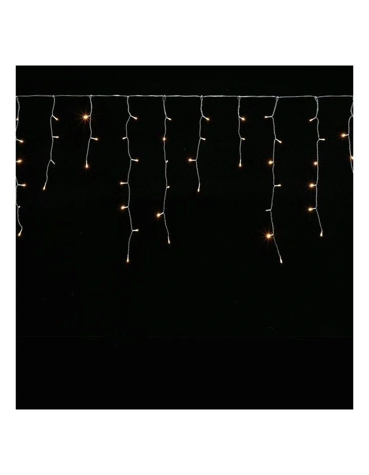 LED Crazy Twinkle Icicle Light in Warm White image 3