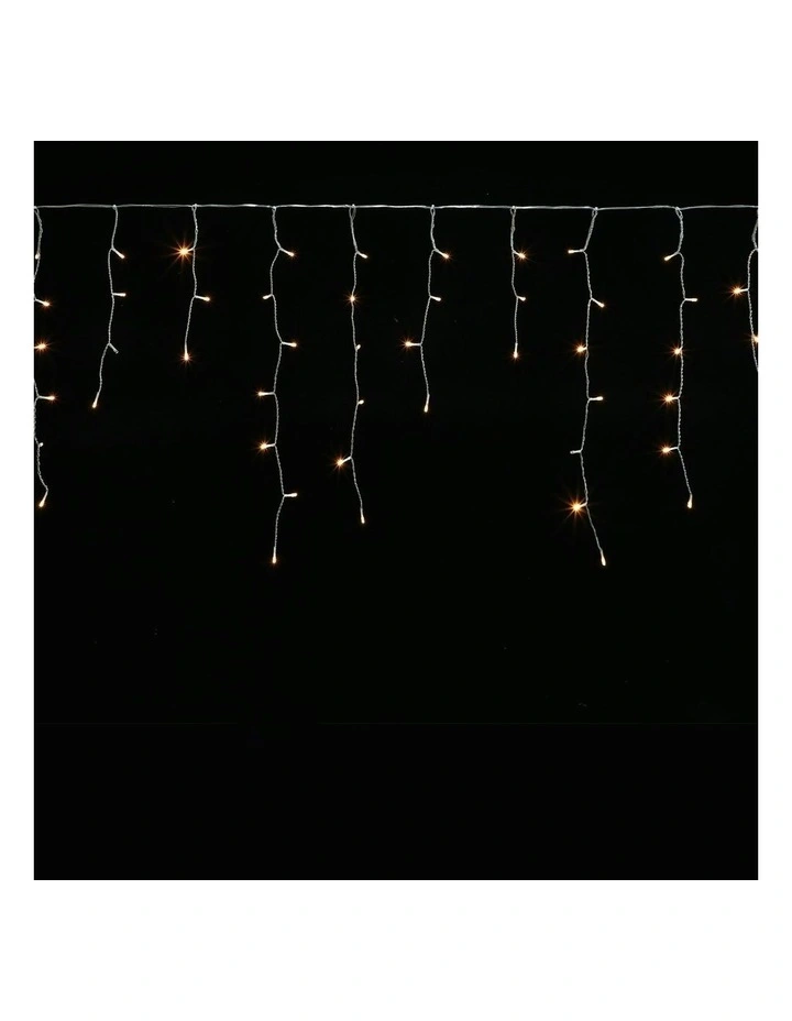 LED Crazy Twinkle Icicle Light in Warm White image 3