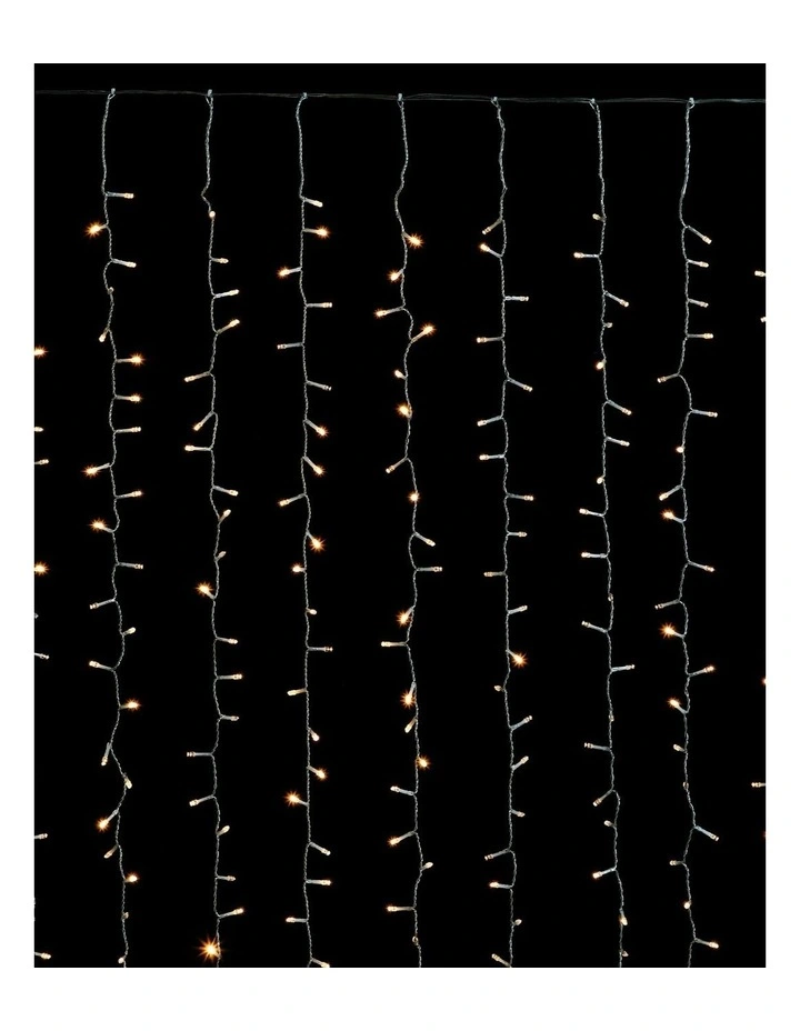 Crazy Twinkle Curtain Lights 800 in Warm White image 2