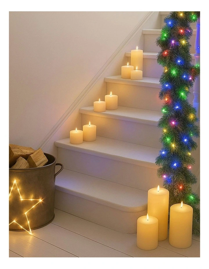 LED Waterfall Effect Twister Lights 200 in Multicolour image 3