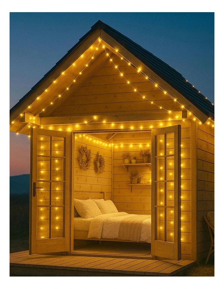 LED Waterfall Effect Twister Lights 200 in Warm White image 1