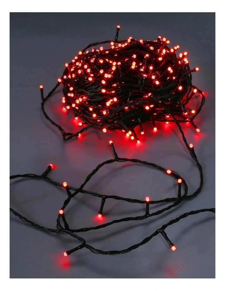 400 RGB Connectable Colour Changing String Light in Dark Green Cable image 7