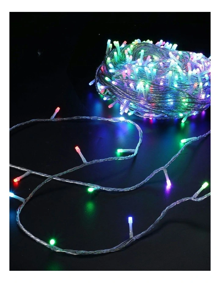 400 RGB Connectable Colour Changing String Light Clear Cable image 6