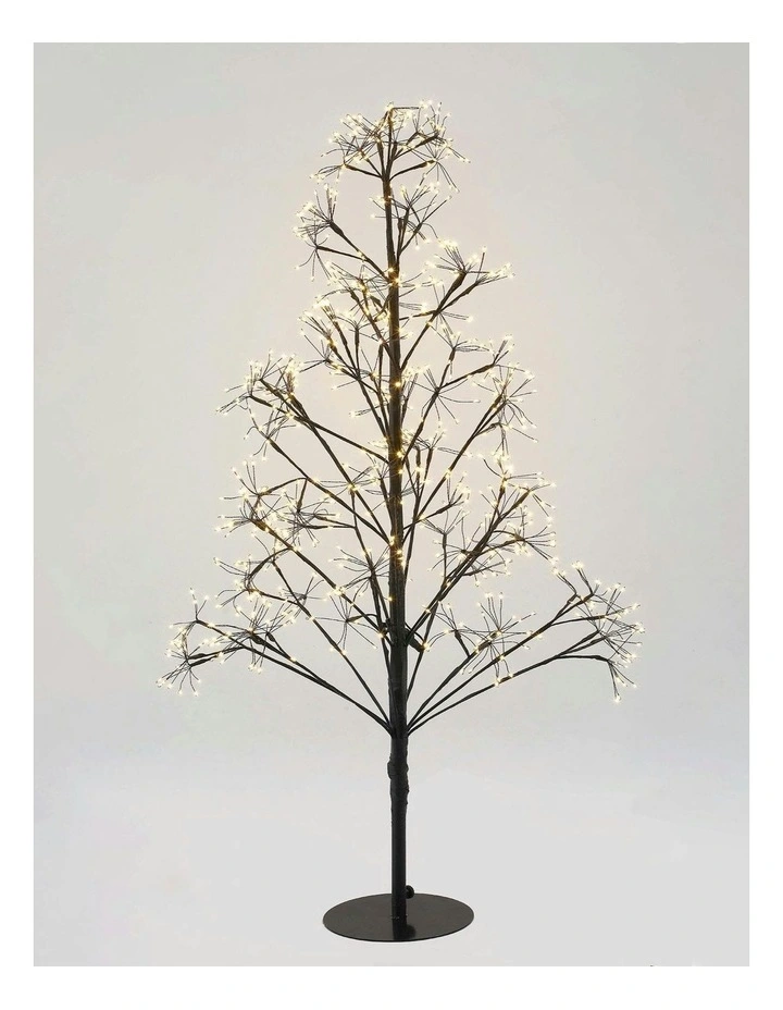 Pre-lit Micro LED Black Tree 1.2M in Warm White image 1