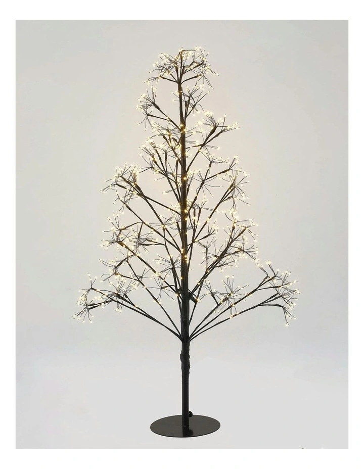 Pre-lit Micro LED Black Tree 1.2M in Warm White image 1