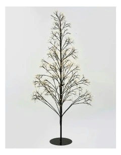 Pre-lit Micro LED Black Tree 1.8M  in Warm White