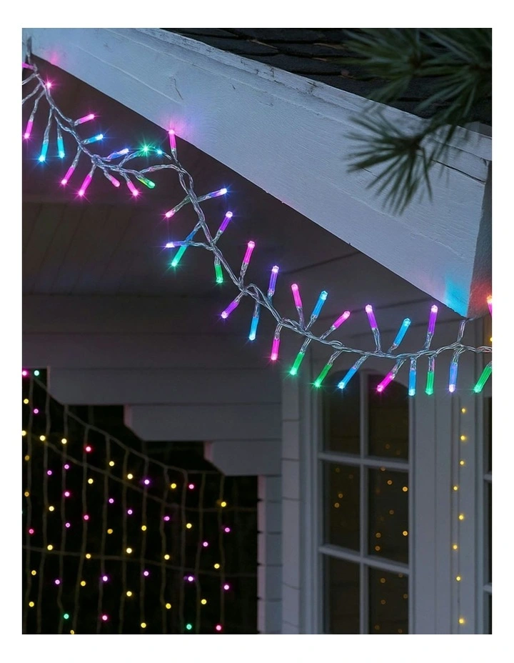720 LED Cluster Light With Clear Cable in Candy image 1