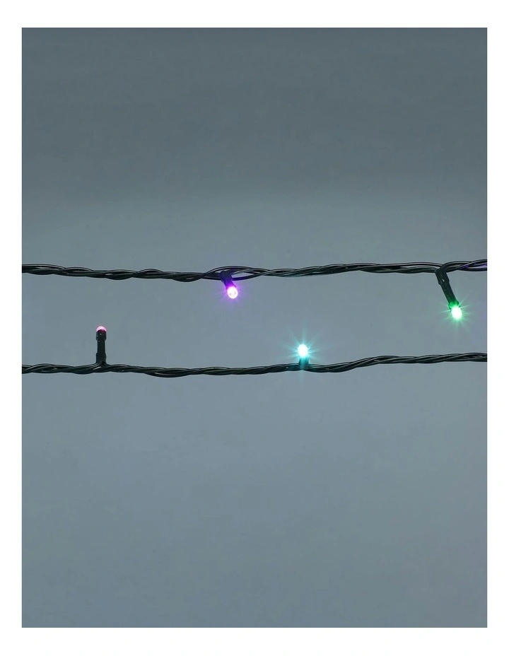 LED Connectable Fairy 520 Light Chain Dark Green Cable in Candy image 6